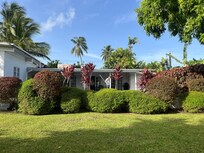 View of the villa from the garden