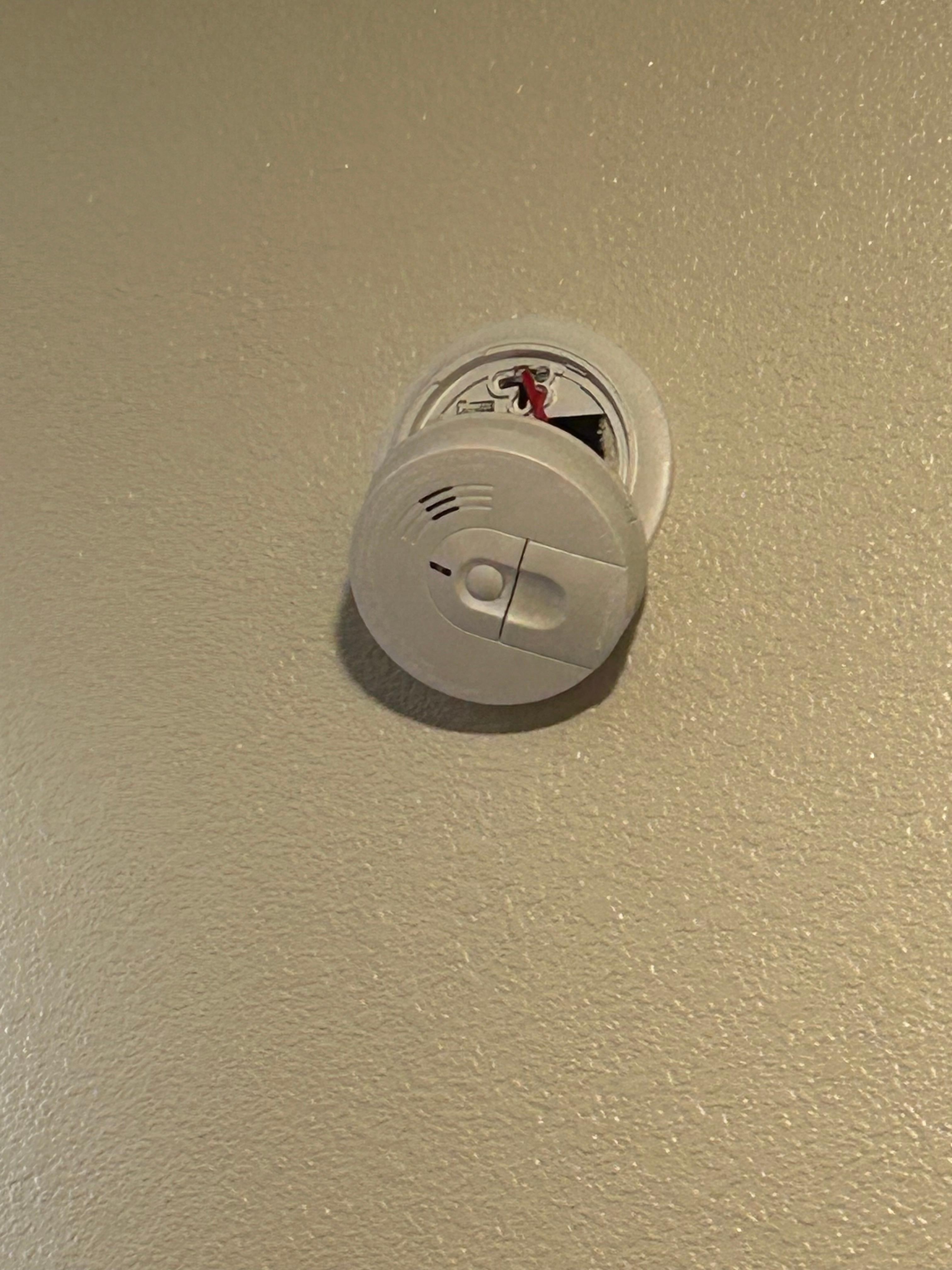 Detector that was not connected the entire time.