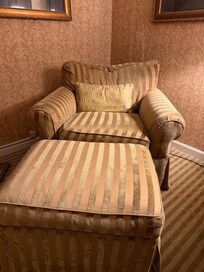 Everything looks as worn out as this beat down chair.