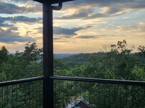 Sunset from the back
