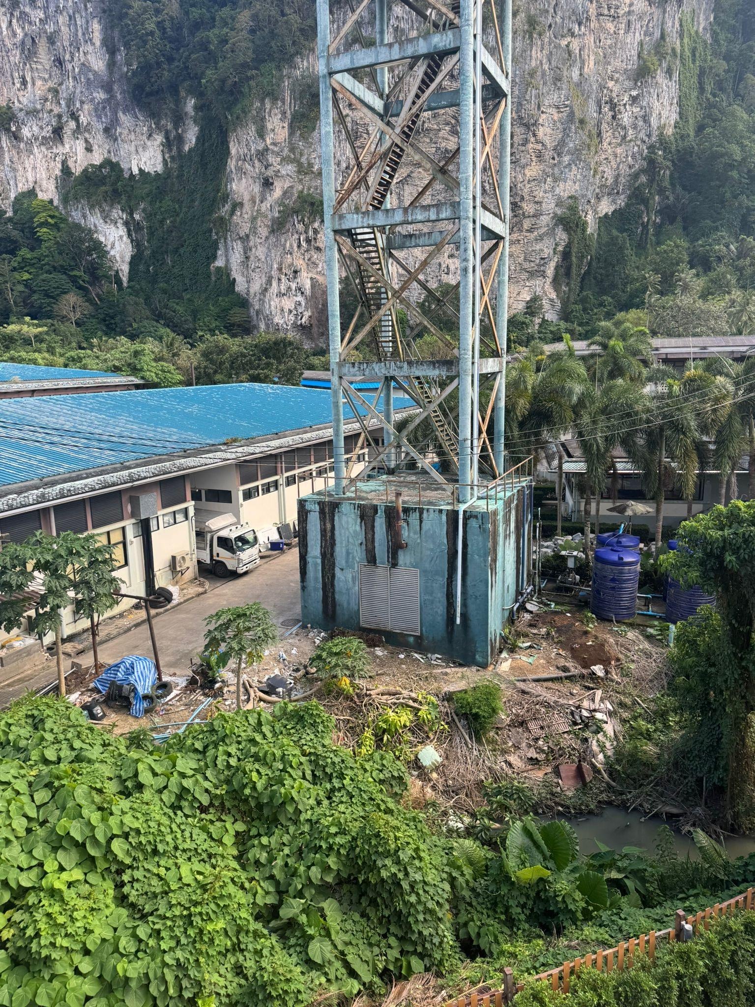 The tower that wasn’t shown in the listing.