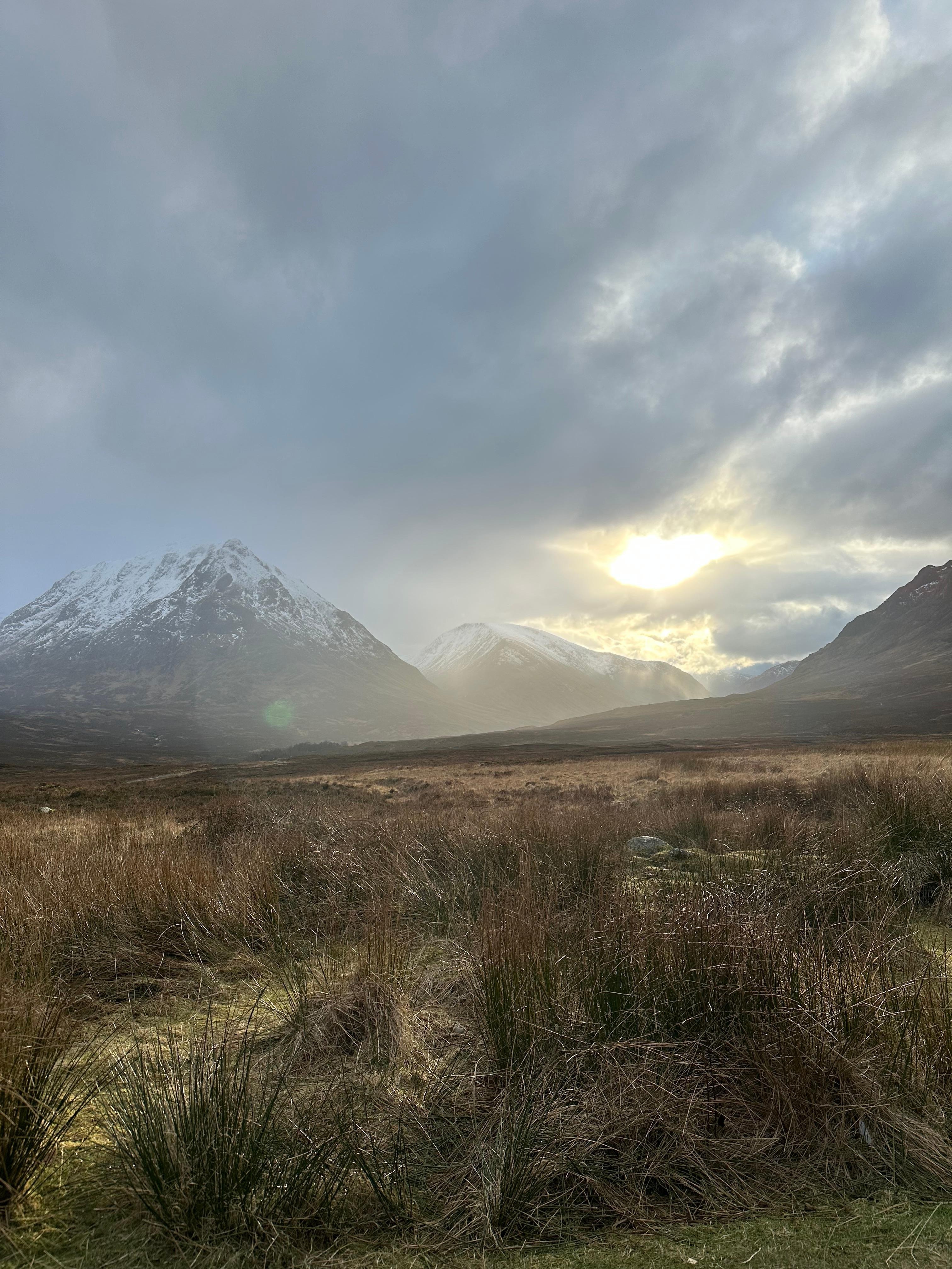 Glen Etive, 30 minute drive away.