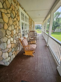 Wrap around porch