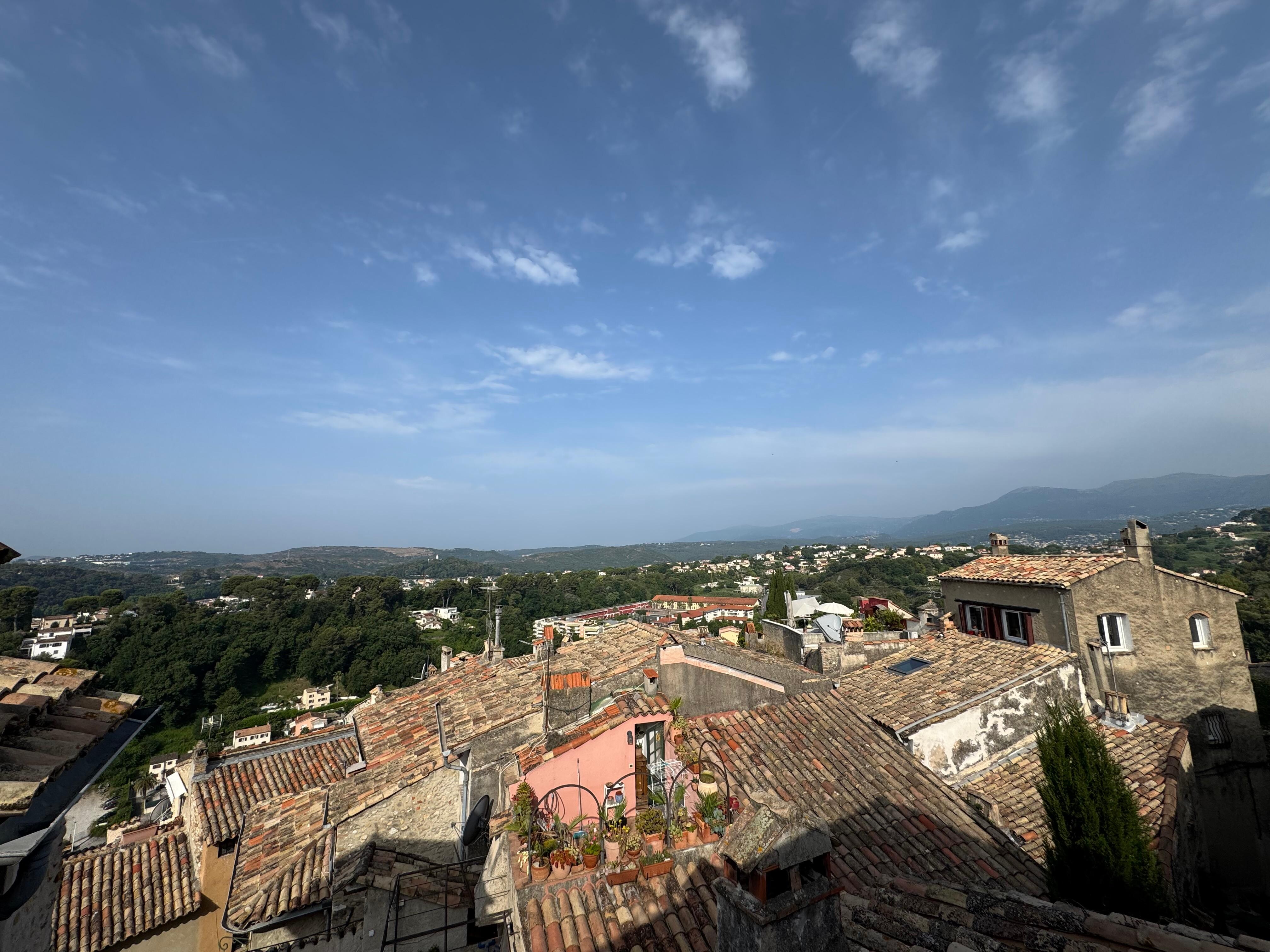 View from balcony on second floor