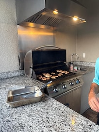 Great BBQ area out back