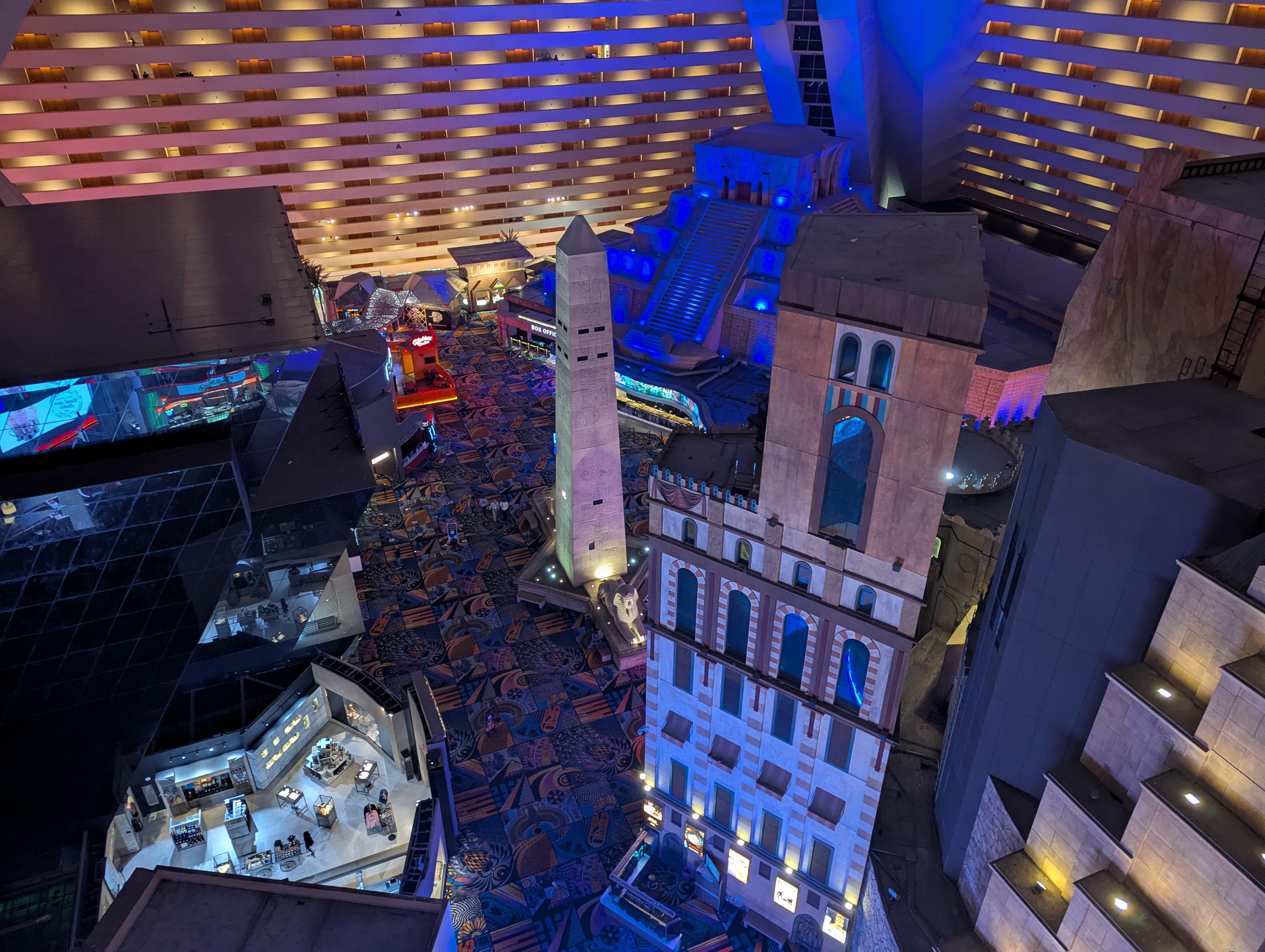 Internal view from room hall to lift.