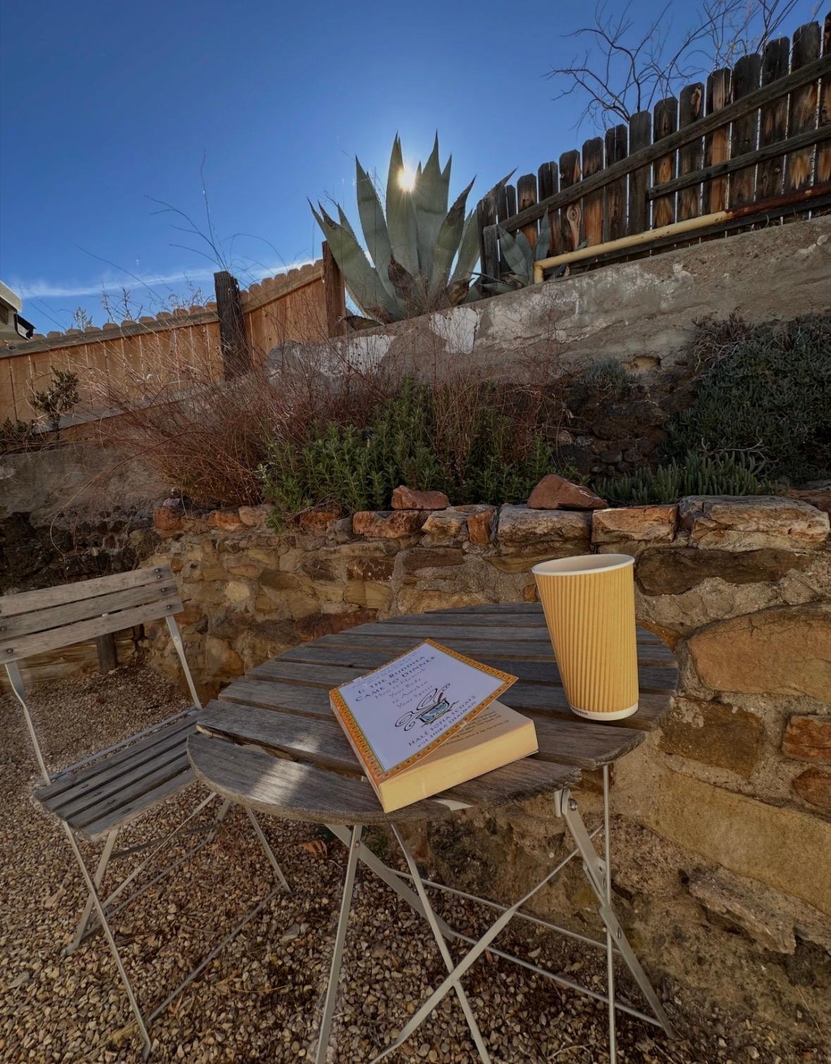 Patio off the primary bedroom