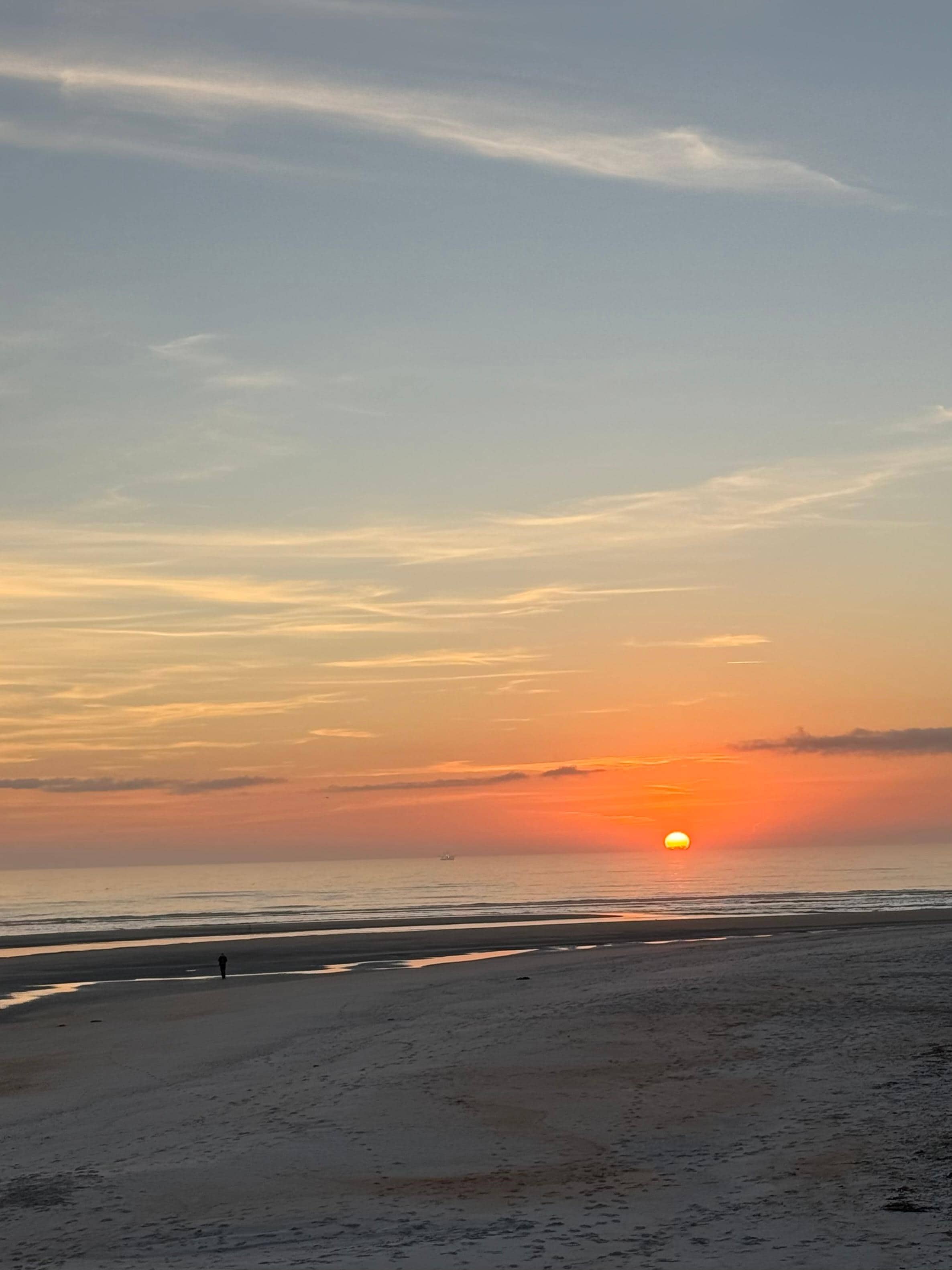 Beautiful sunrise view from master bedroom deck. 