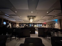 Beautiful rooftop bar