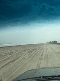 The beach was very clean and never crowded.