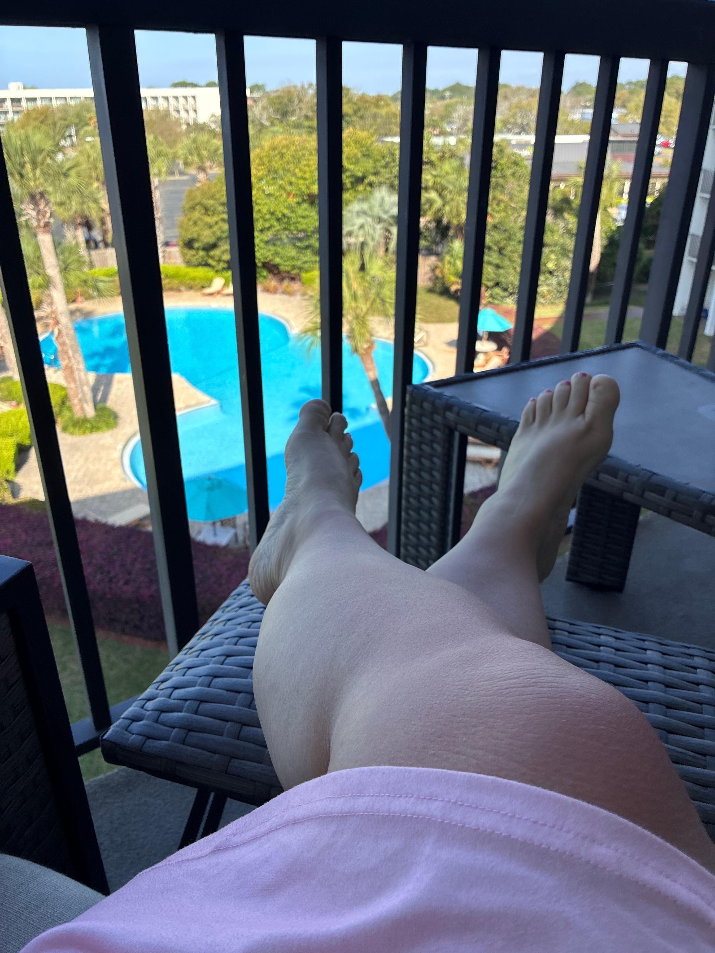 Recliners on  Balcony. So relaxing. 