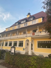 The side facing the lake