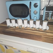 The seven Glade plugins before we put them outside.