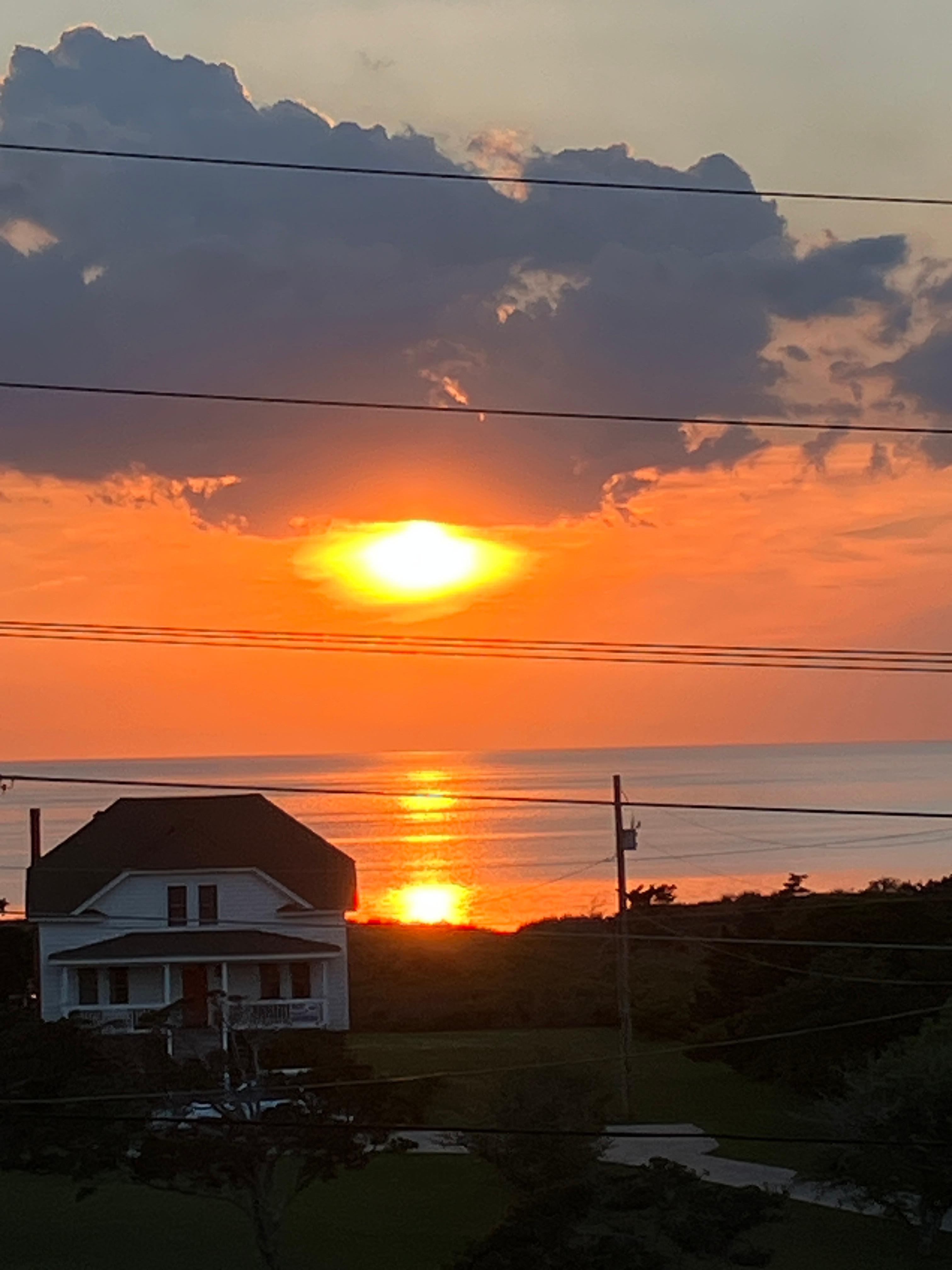 View of the Sound from the upper deck