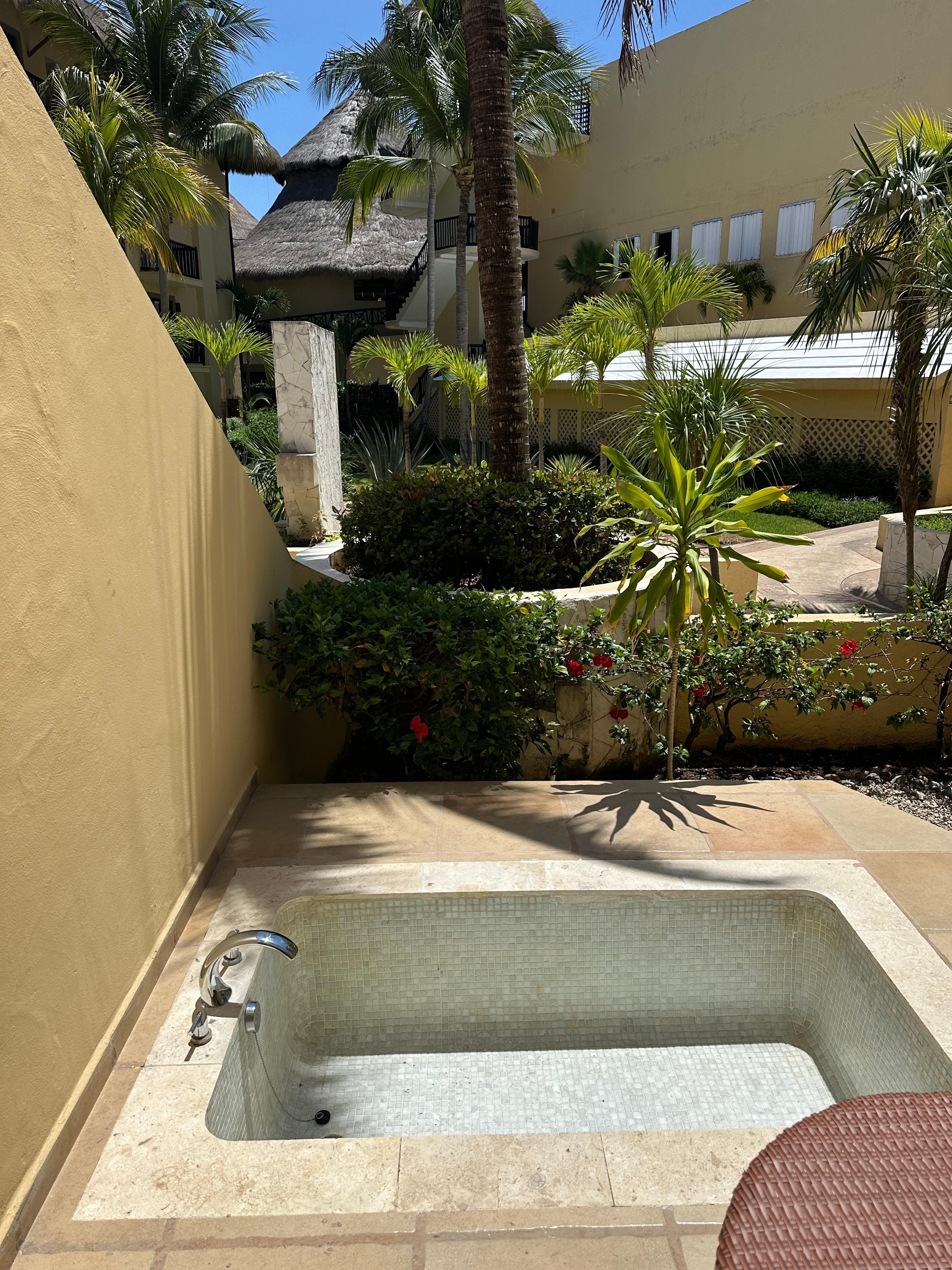 Bathtub they say is a pool. 