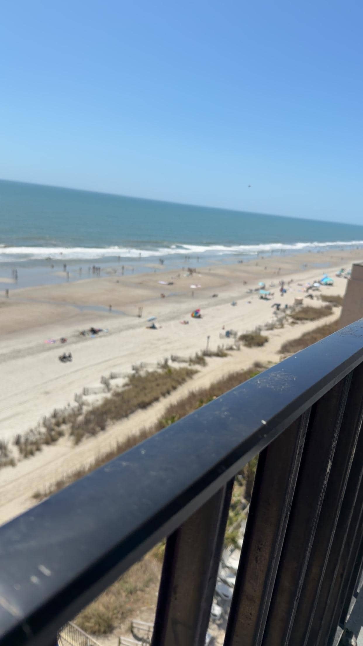 off balcony beach view