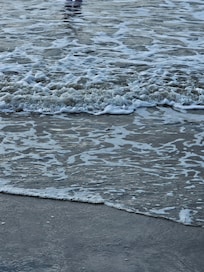 Nice to stroll on the beach early morning.