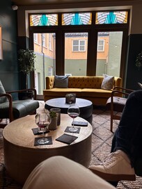 Inside by the bar