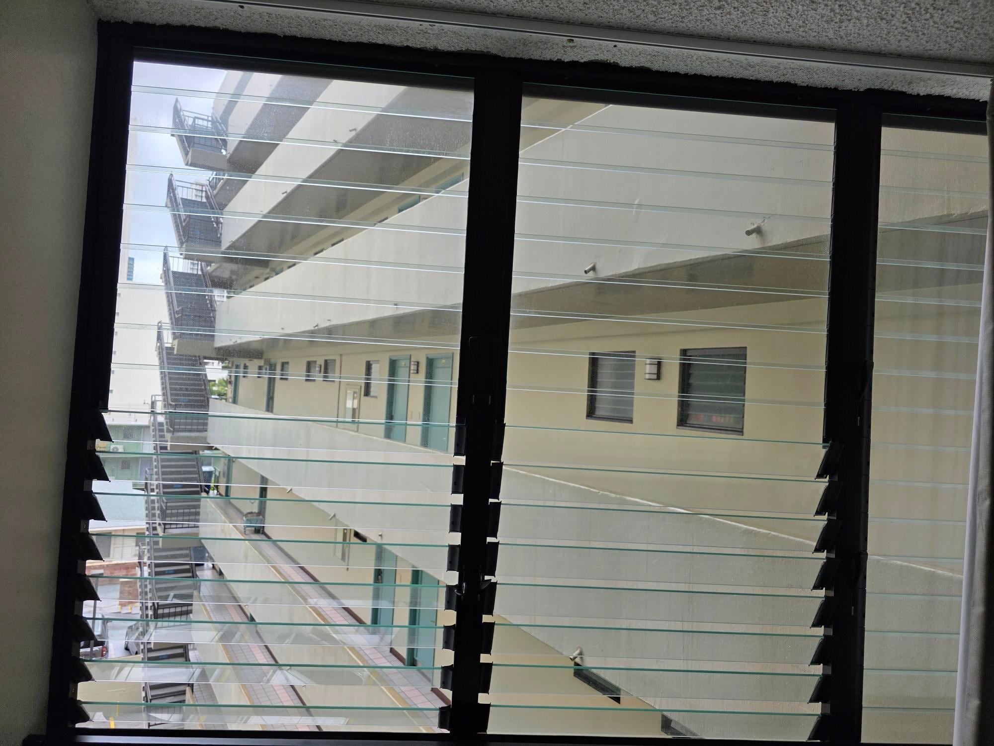 View from inside condo