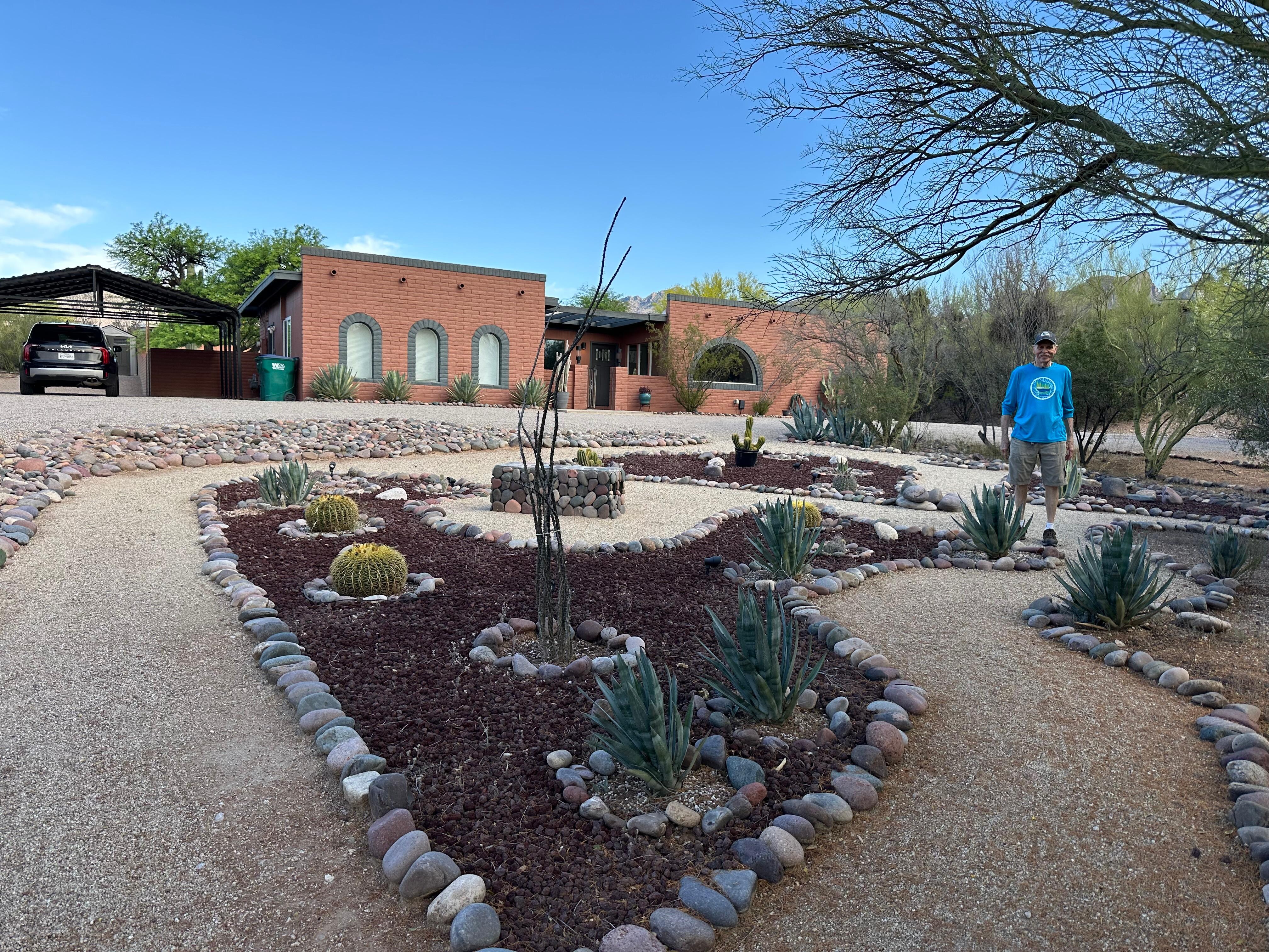 A peaceful zen garden 
