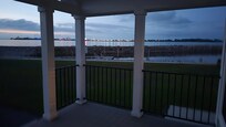 We had a lovely view of Cedar Point from our porch.