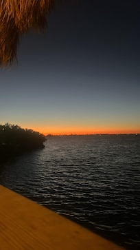 Sunset from the pool