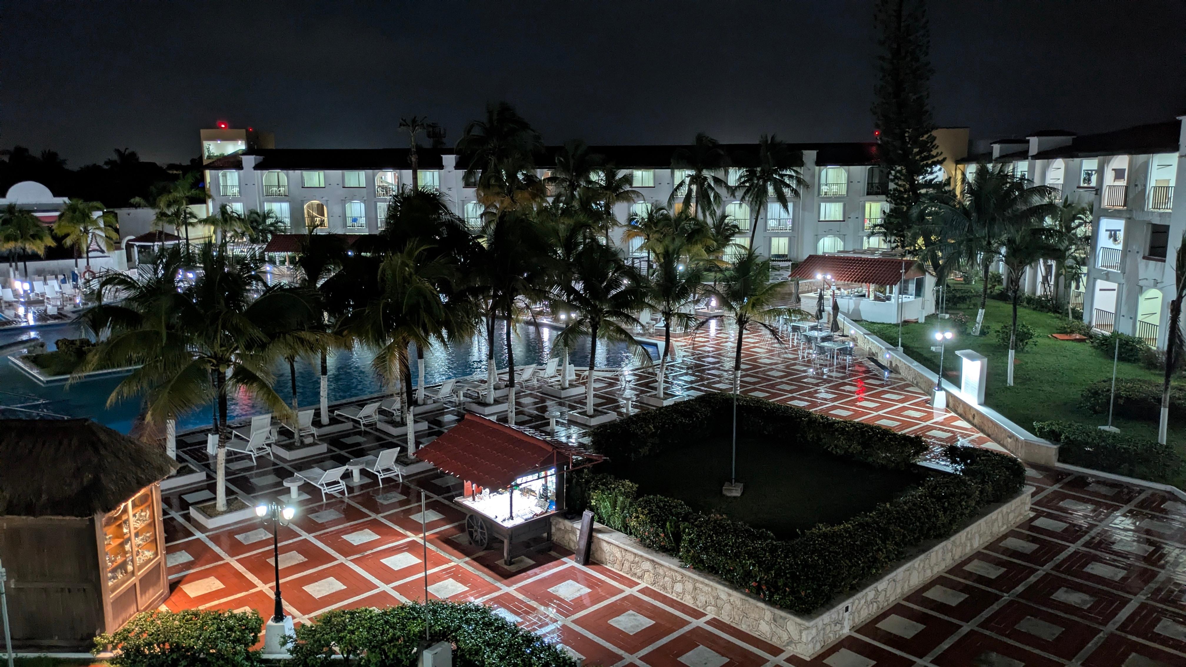 My room view at night