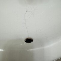 Sink scratches