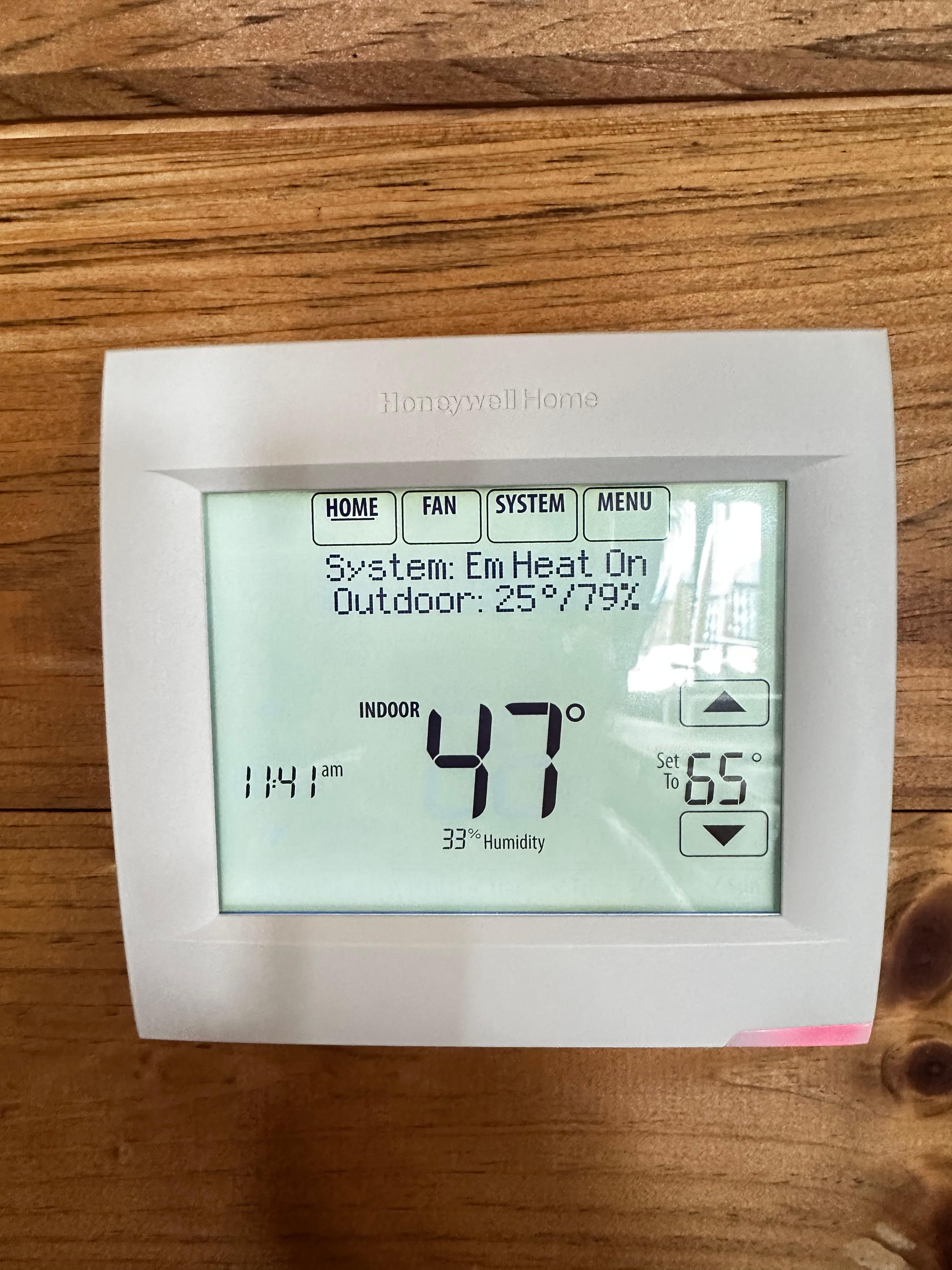 Heating did not work. 