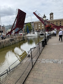 Bridge at St Katherine’s Dock lock