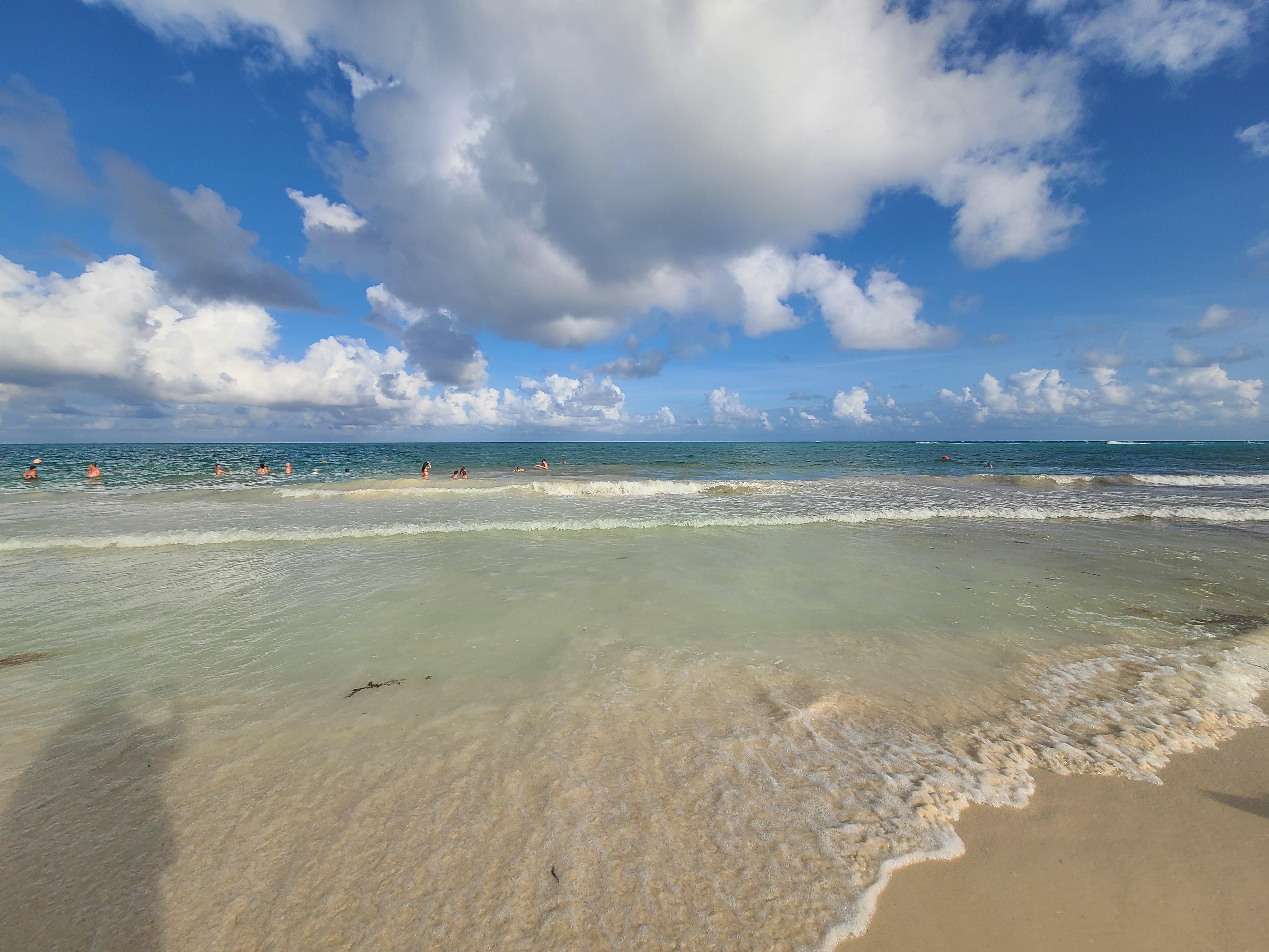 Clean and beautiful beach. Warm water