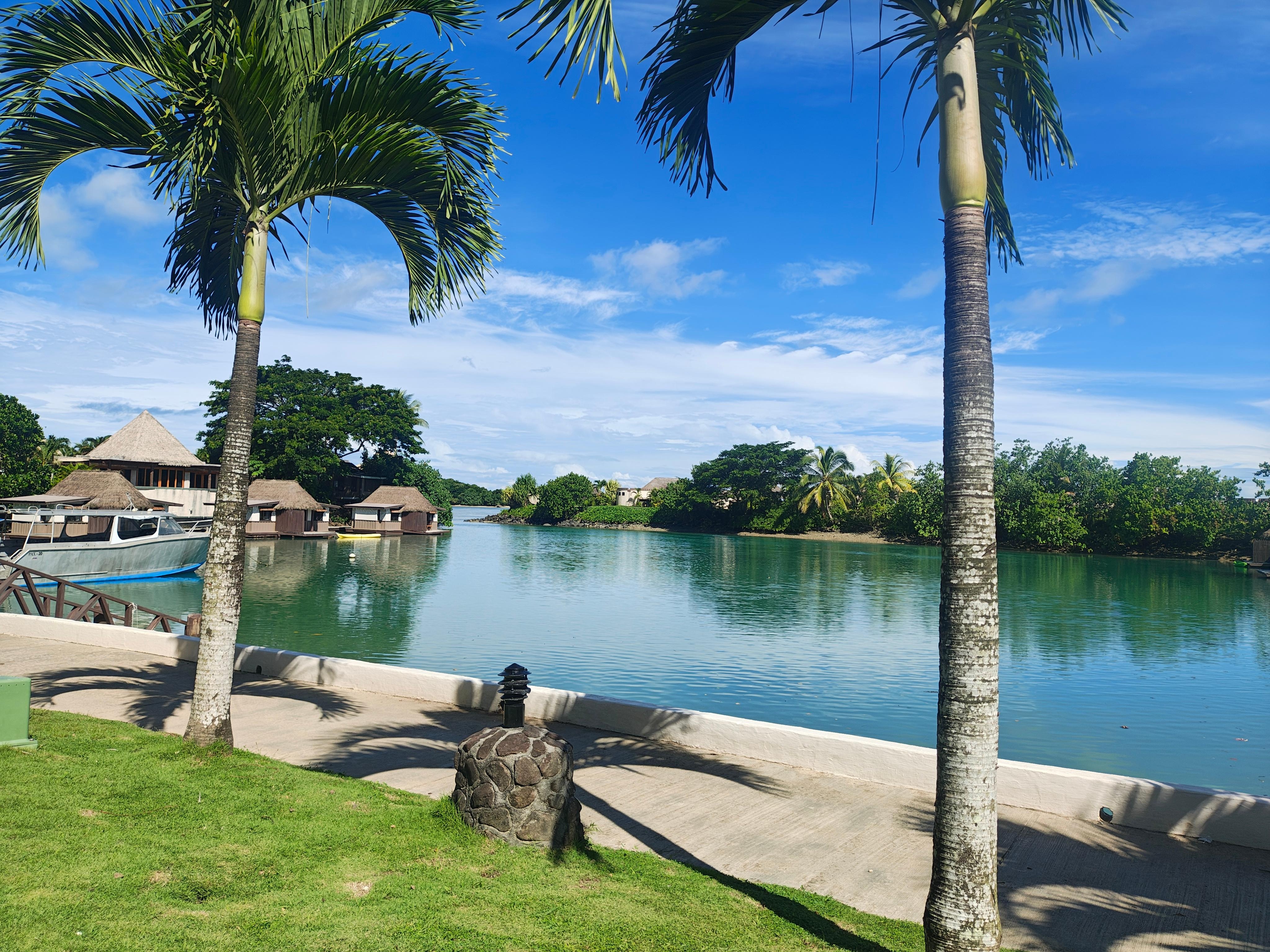 View from the 'Sand Bar' - one of the bars and eateries at Koro Sun.