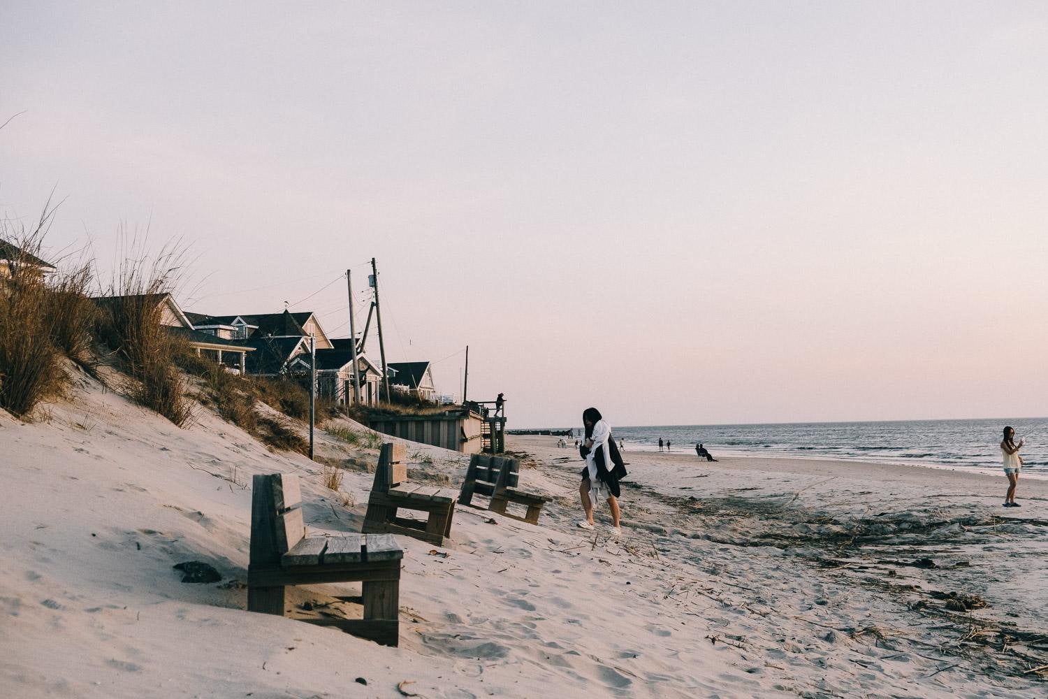 Beach down the street