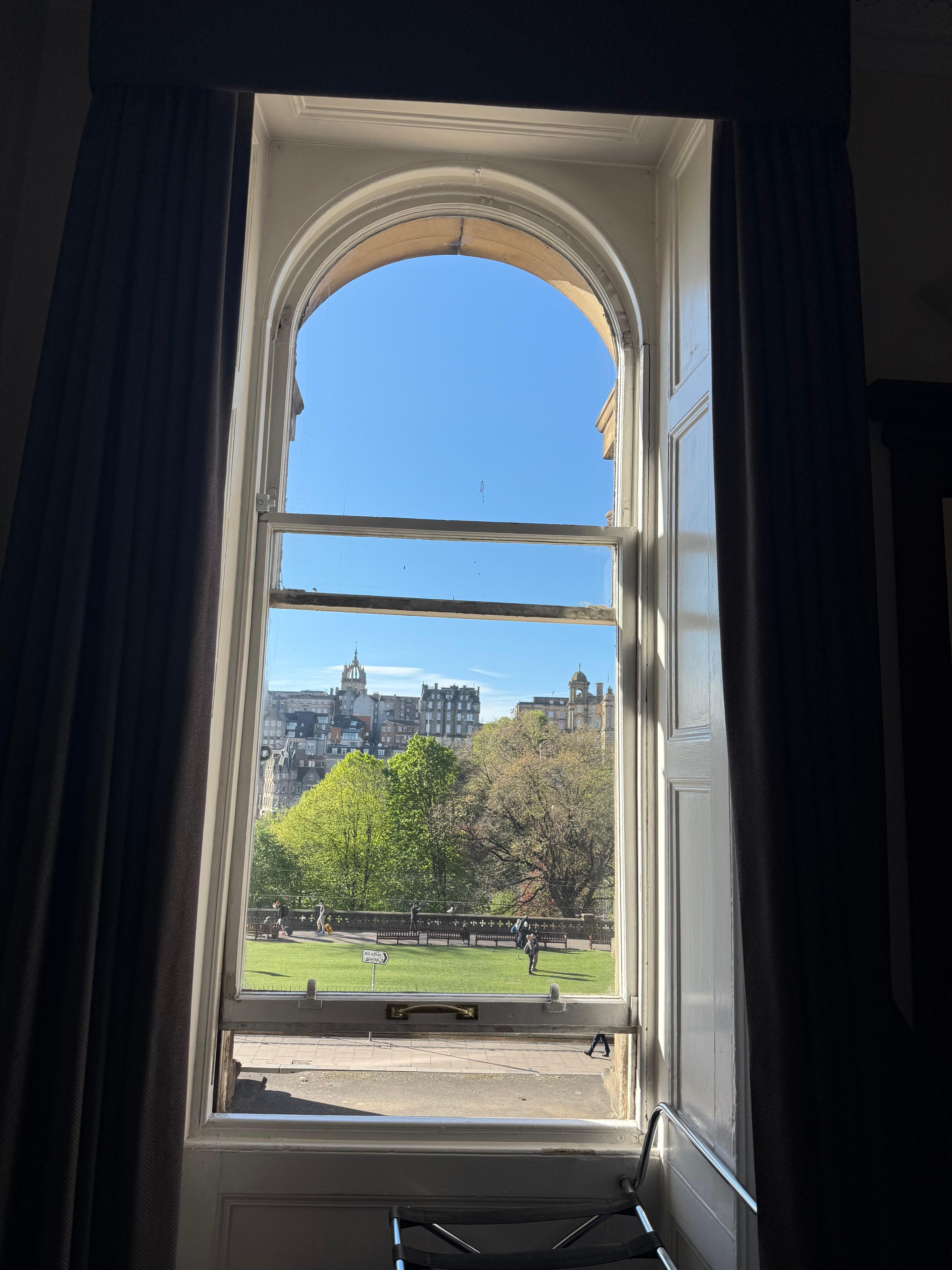 Smuk udsigt til princess garden.