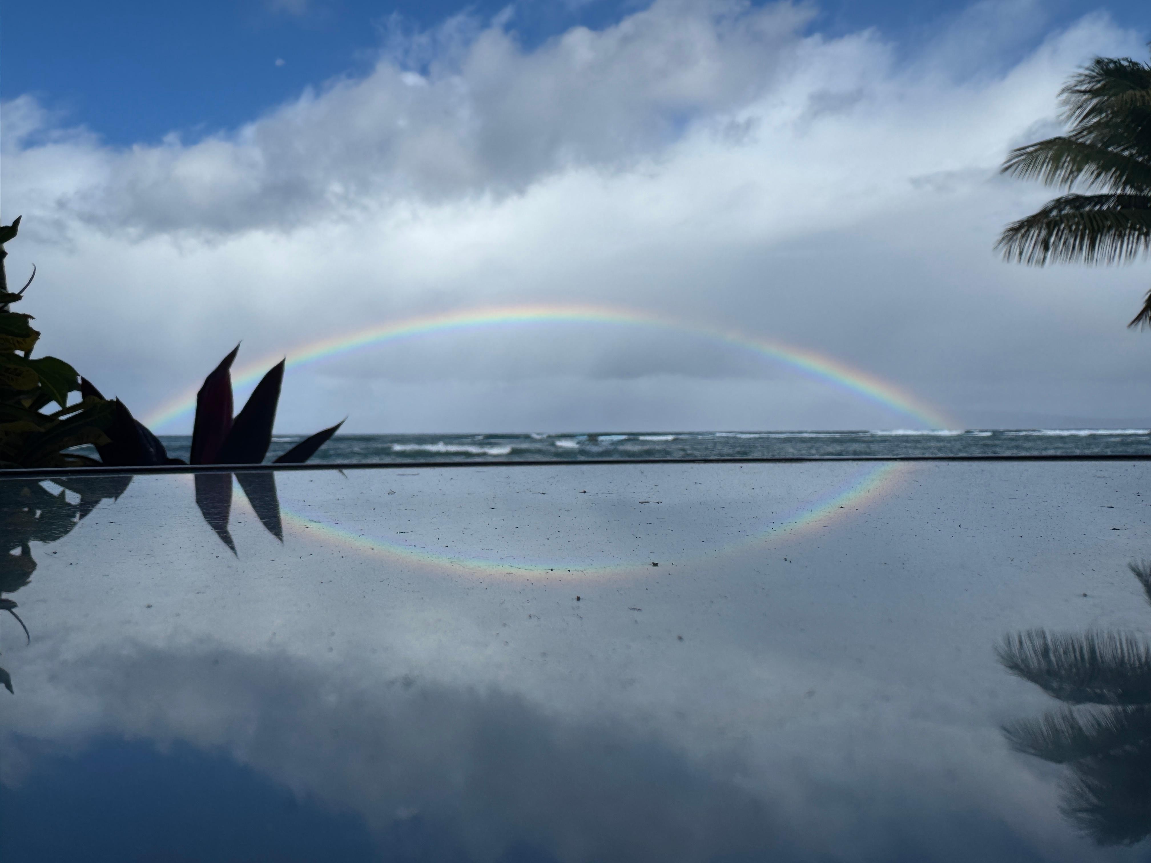 We saw 18 rainbows in one day