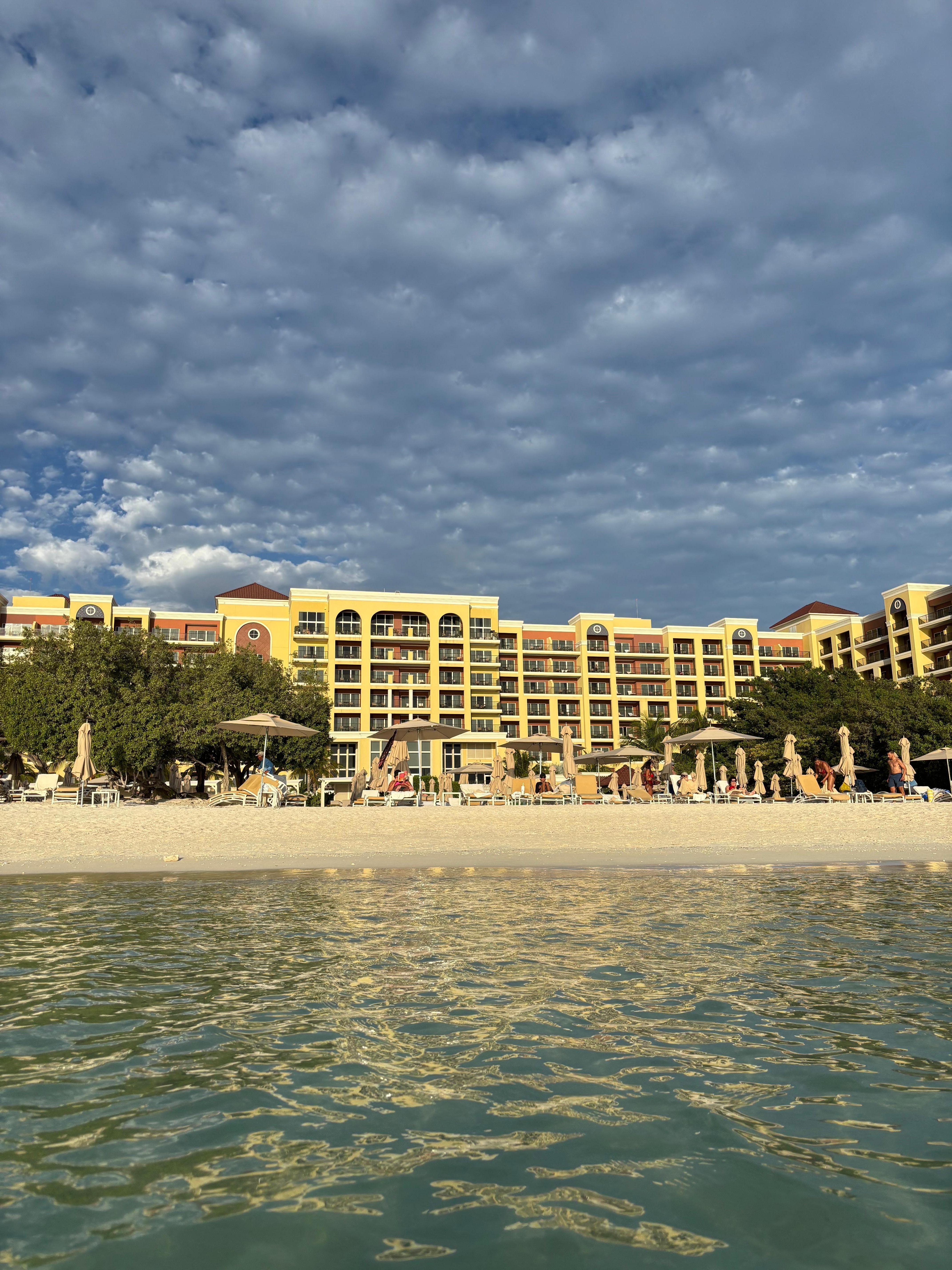  View of The Ritz from the beach 