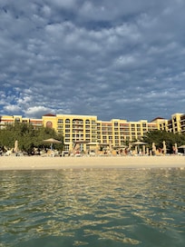 View of The Ritz from the beach