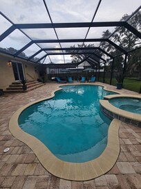 After 1st pool service whi was rude and scoffed that he was sent out. Was there 5 mins and swirled the skimmer on the bottom. It needed to be vacuumed.