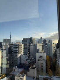 La vista desde la habitación directa al skytree