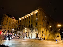 The outside view at night, taking this photo was a little on the chilly side as it was -3 degrees ;-)