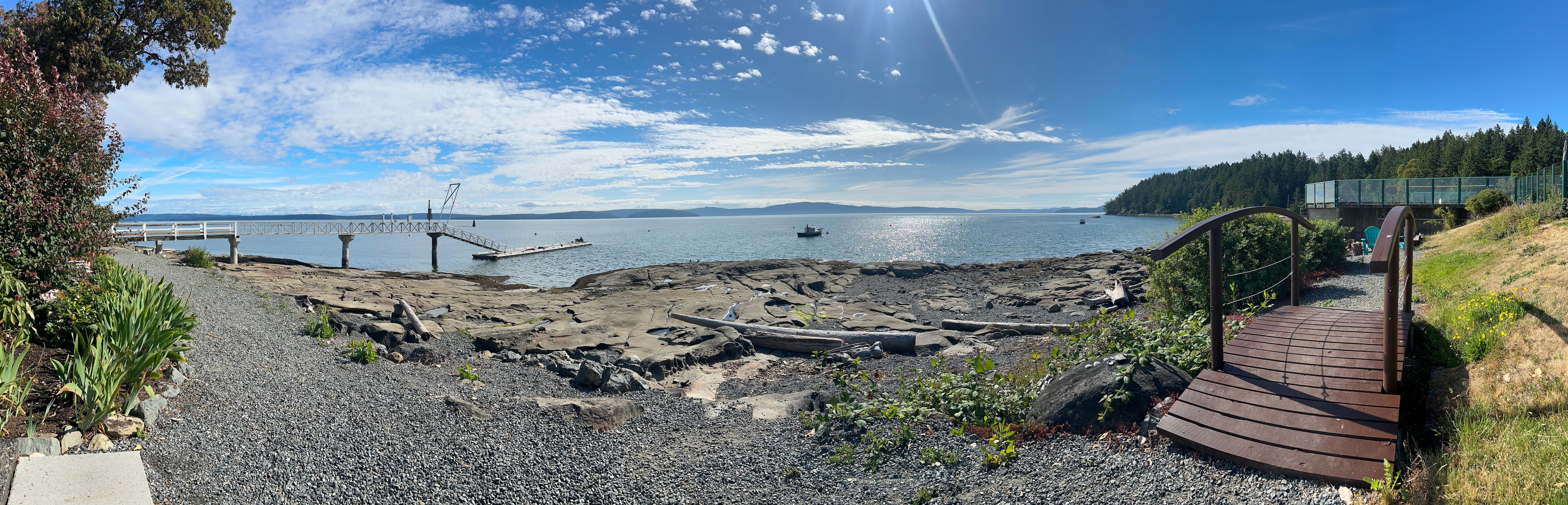 View from sitting area of the property