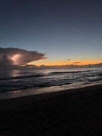 Thunder at the start of the sunrise!