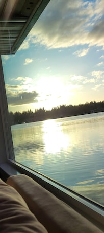 Spectacular views from the cabin.