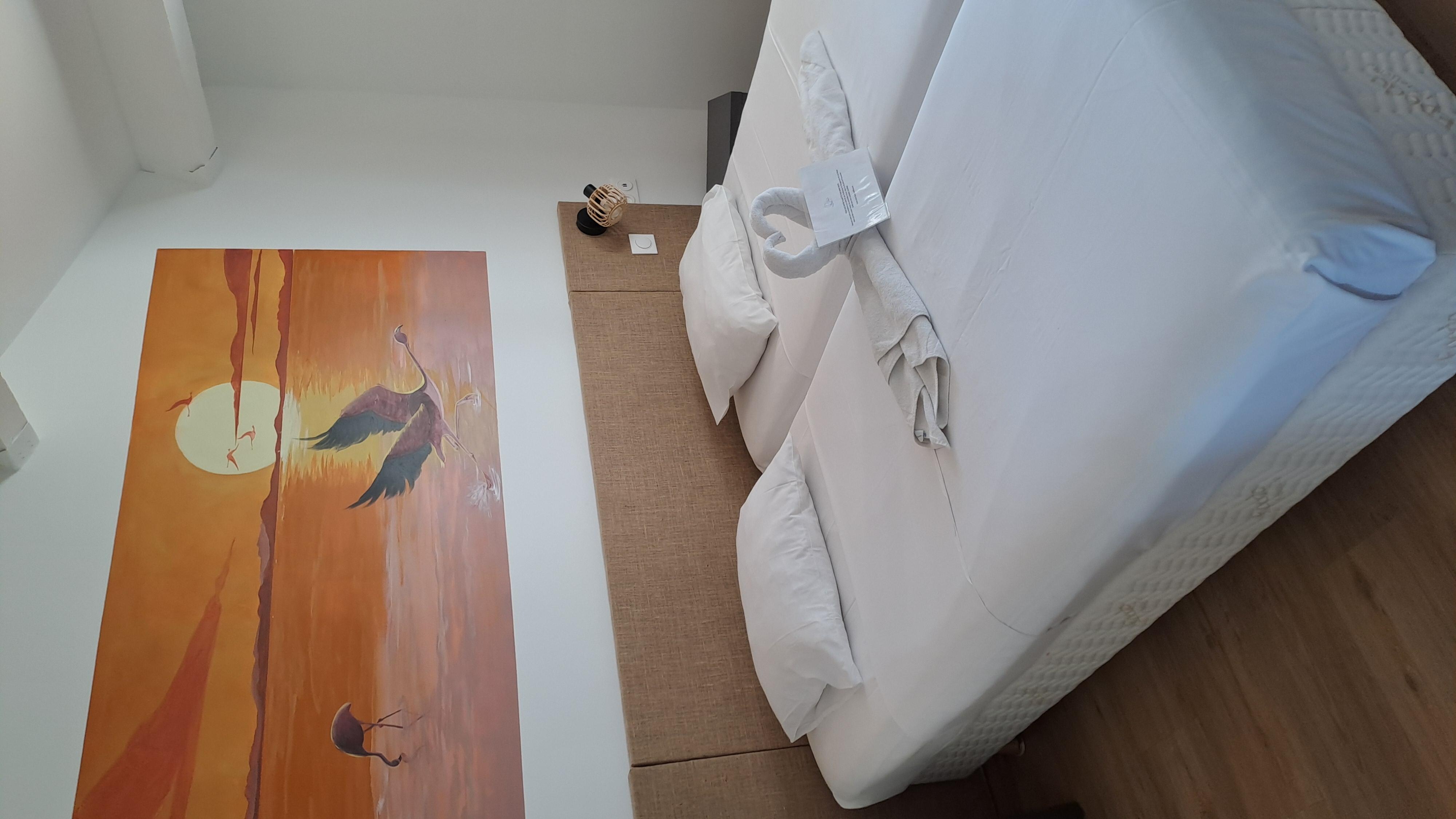 Chambre double avec lits jumeaux