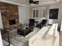 Quiet sunken living room!