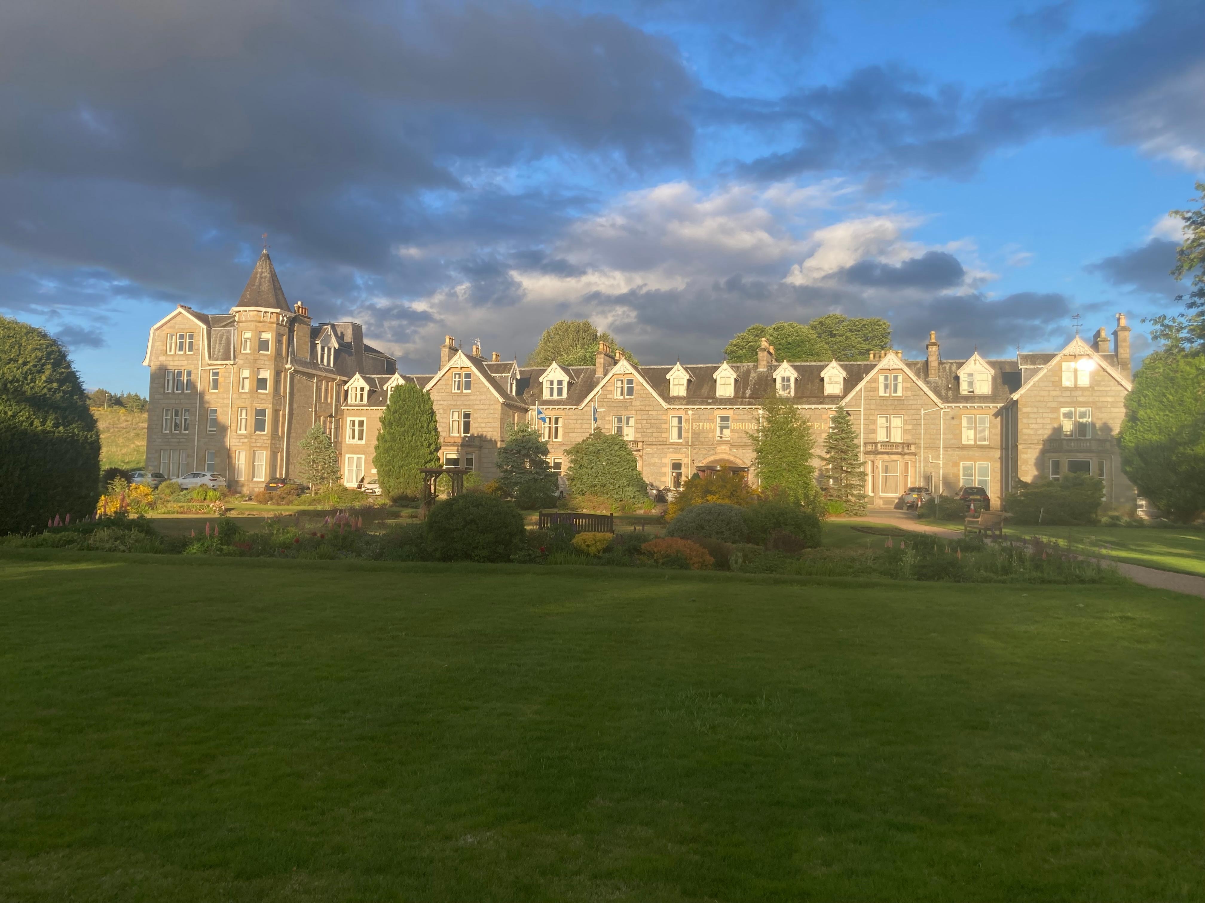 Gardens and hotel