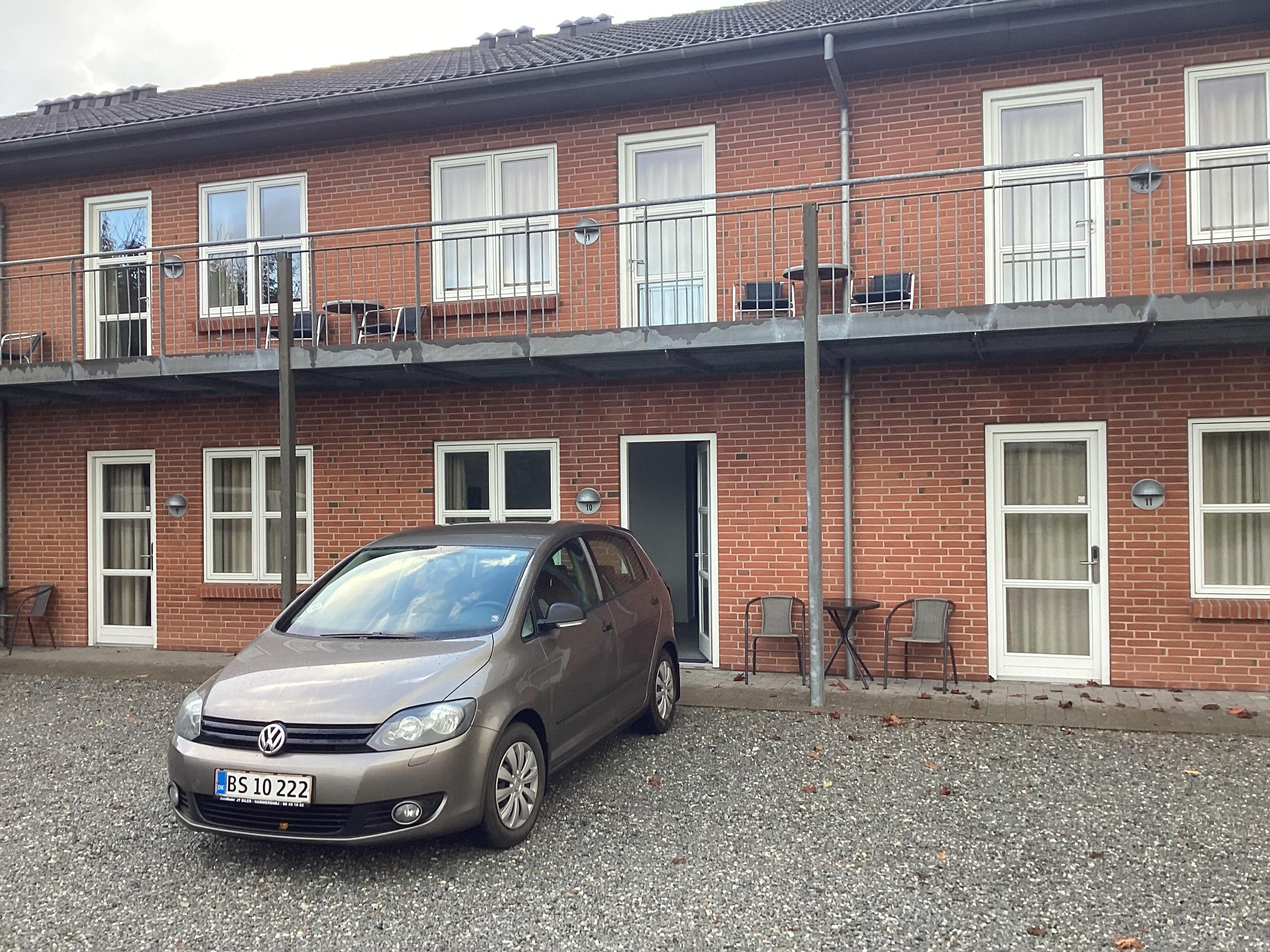 Ja det var lige ved døren 