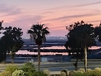 Sunset from the balcony.