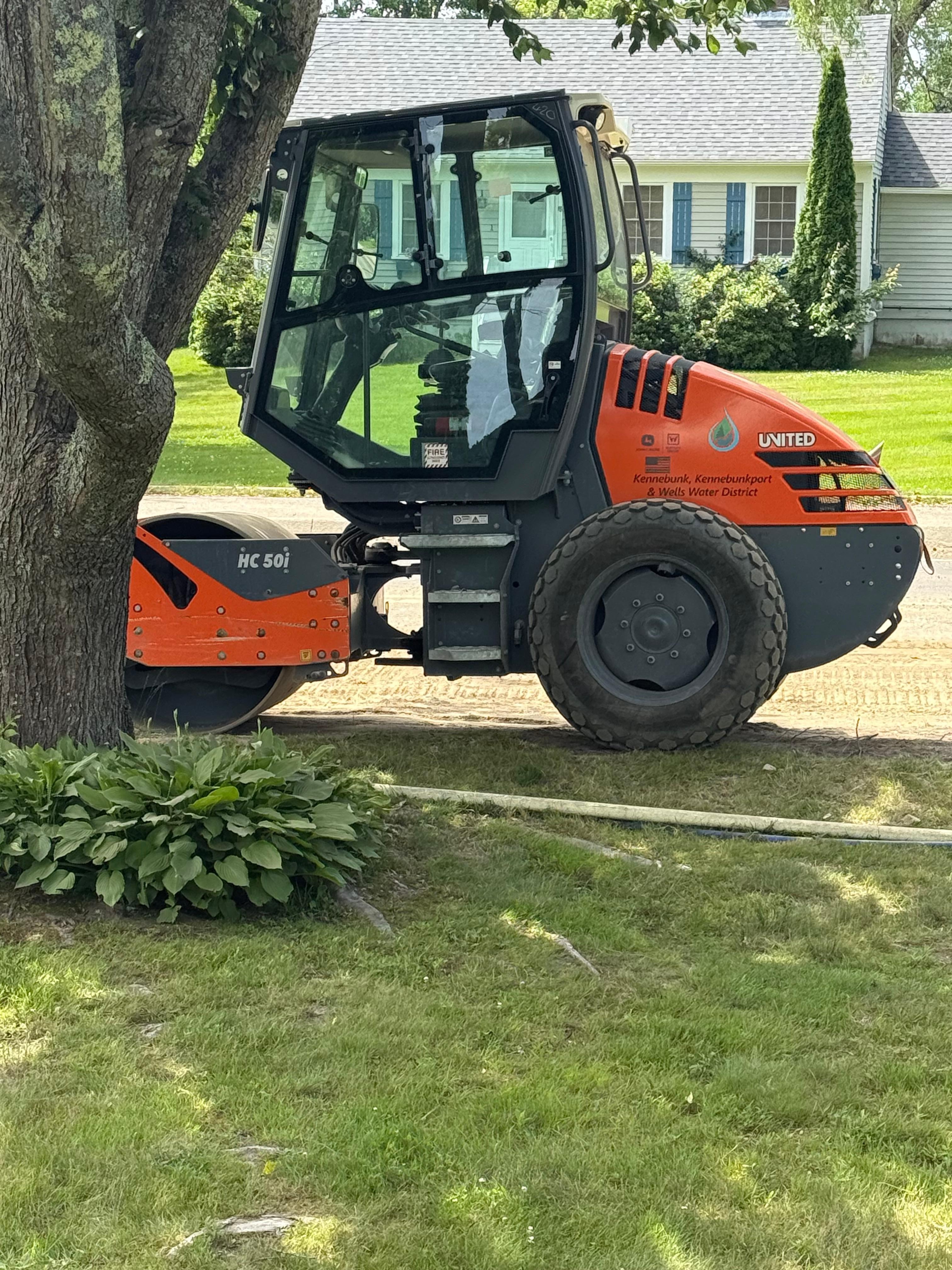 Road construction truck