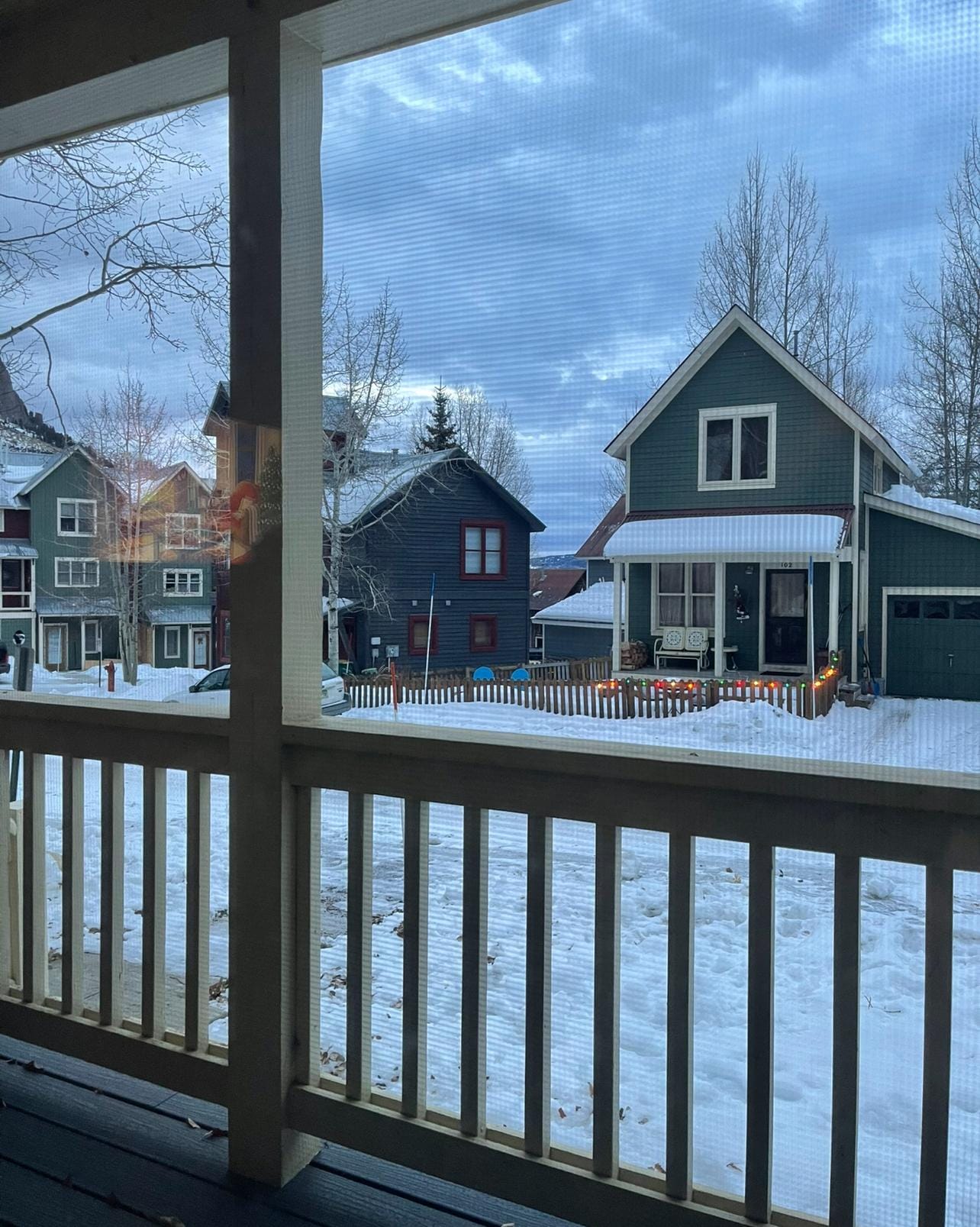 View from the front porch! 